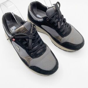 Joya Womens Switzerland Tina Silver Black LaceUp Orthopedic Size 6